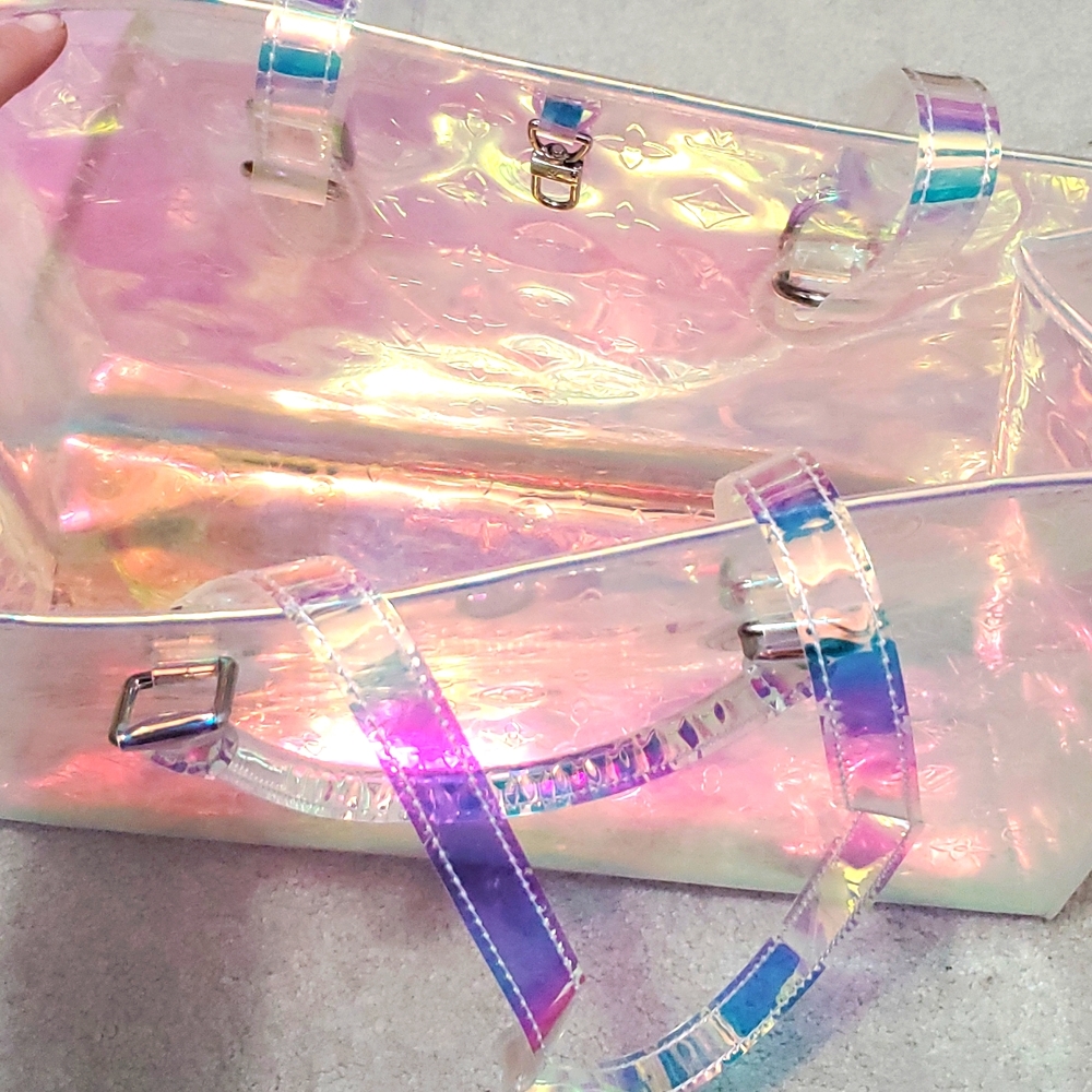 Iridescent Prism On The Go Transfer Tote - Picture 6 of 8
